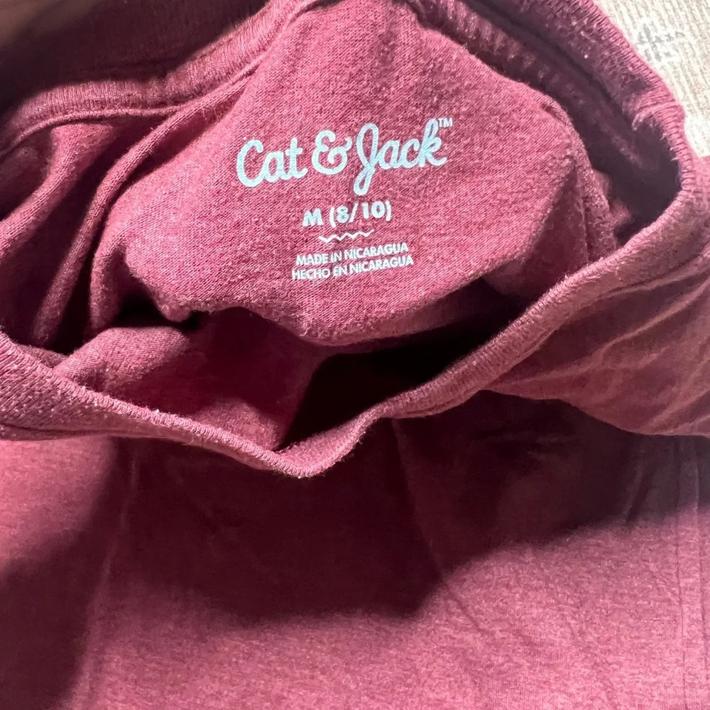 Cat & Jack Burgundy Tee